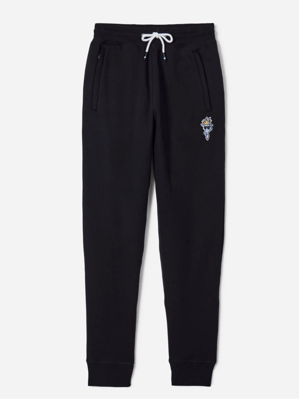 GOAT Kids Black Jogger Sweatpants with Accent Patch